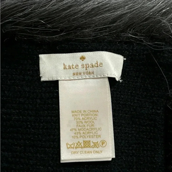 Kate Spade Faux Fur Scarf - Picture 5 of 8